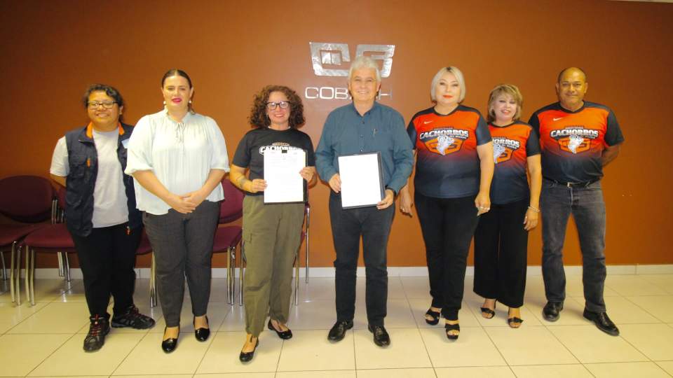 Cobach y el Centro Intercultural de Estudios de Desiertos y Océanos, A.C firman convenio para preservar el Cachorrito del Desierto