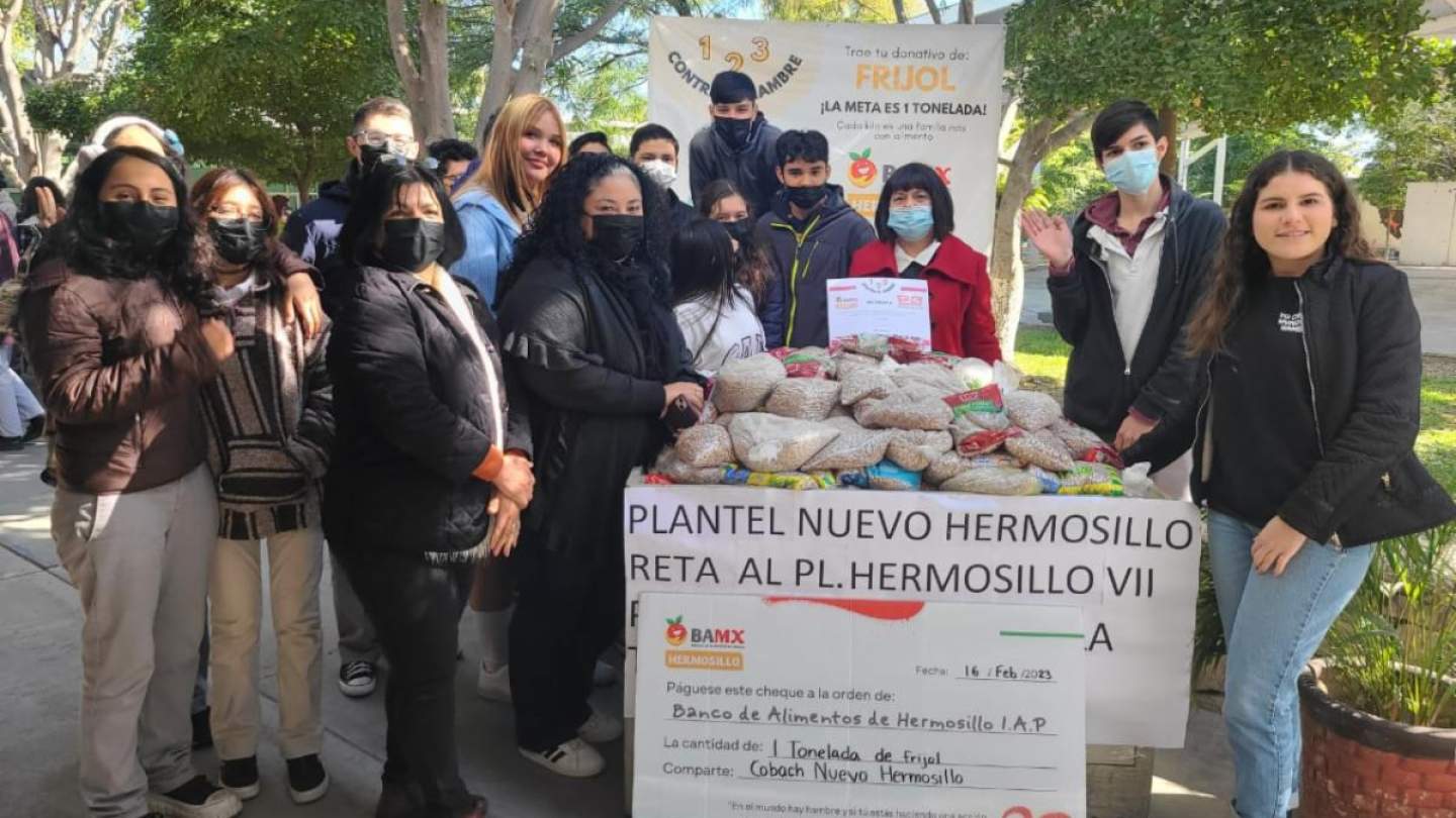 Cobach ha entregado 6.5 toneladas de frijol a familias sonorenses