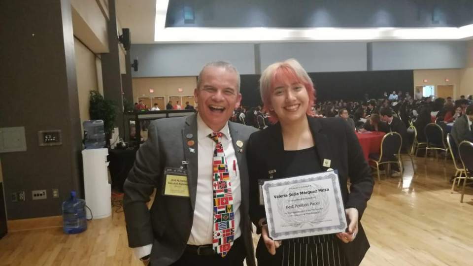 Reconocen a alumna de Cobach Sonora en Conferencia Anual del Modelo de Naciones Unidas de Arizona