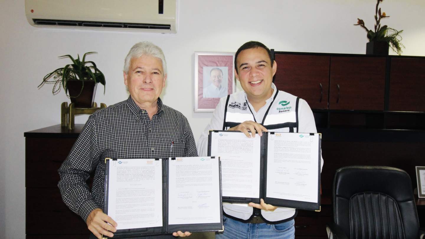 Cobach y Conalep Sonora signan convenio de colaboración y apoyo interinstitucional