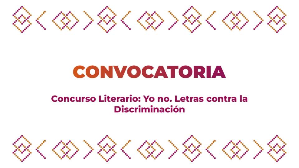 Yo no. Letras Contra la Discriminación