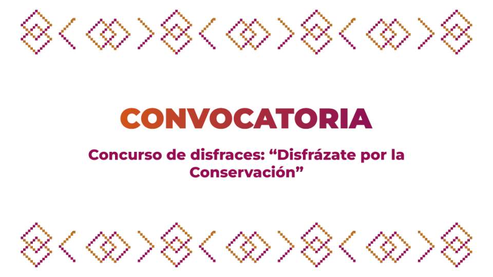 Convocatoria Disfrázate por la Conservación