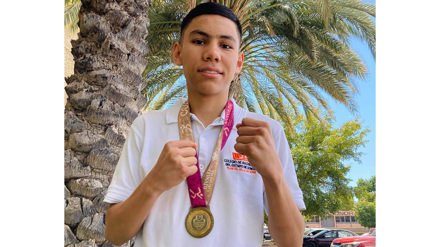 Alumno de Cobach Sonora representará a México en torneo internacional de boxeo en España
