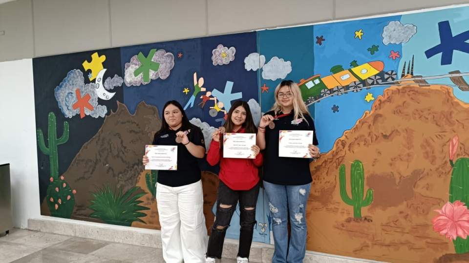 Ganan alumnas de Cobach Sonora medalla de bronce en Olimpiada Mexicana de Matemáticas