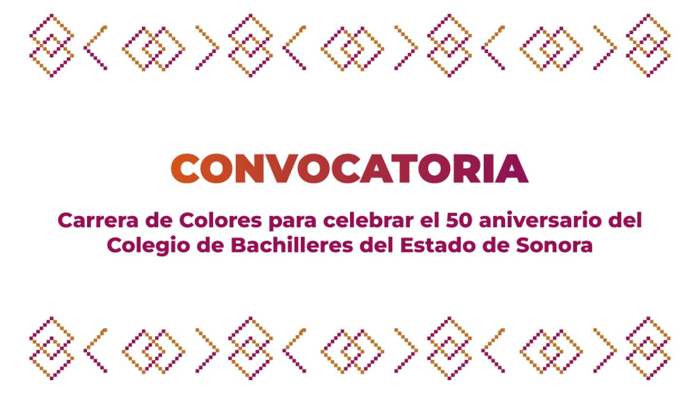 Carrera de Colores para celebrar el 50 aniversario del COBACH