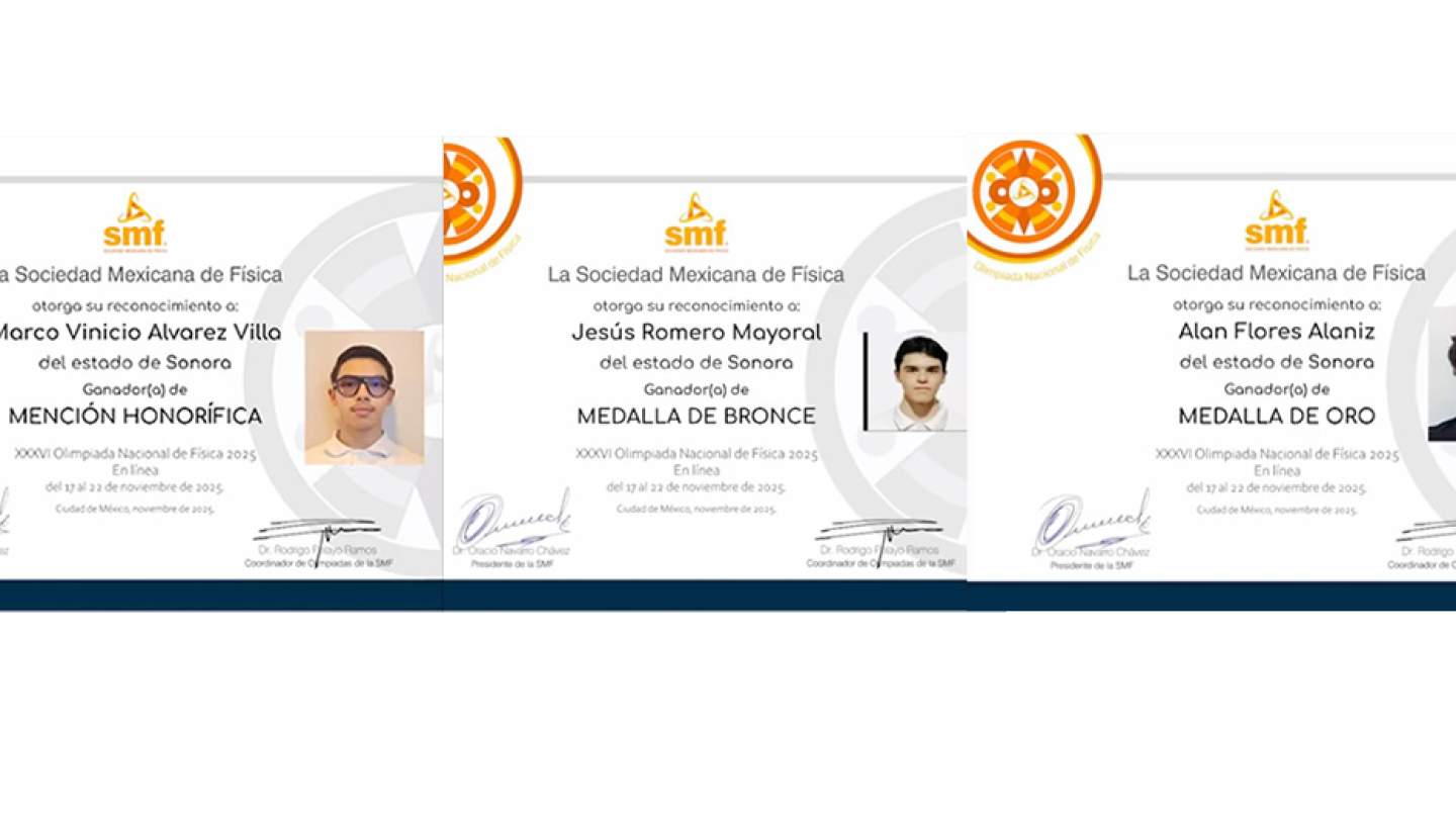 Ganan alumnos de Cobach oro y bronce en Olimpiada Nacional de Física 2025