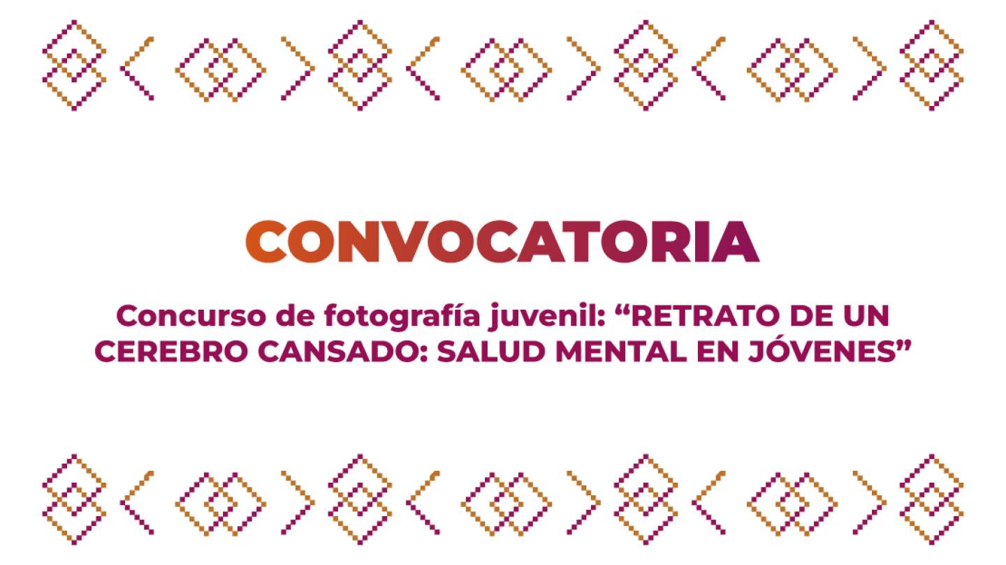 Convocatoria del concurso de fotografía juvenil: “RETRATO DE UN CEREBRO CANSADO: SALUD MENTAL EN JÓVENES”