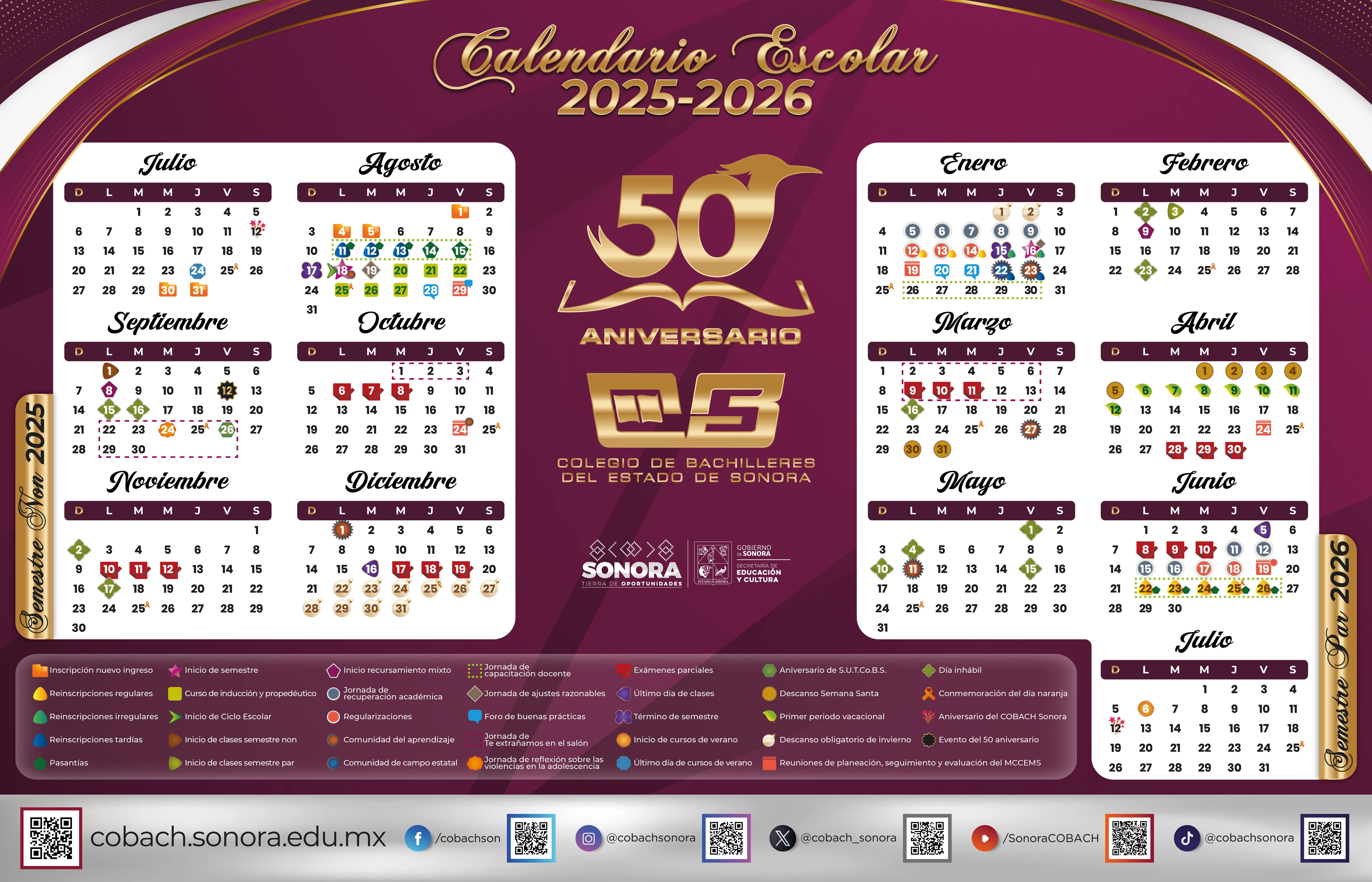 Calendario Escolar 2025-2026