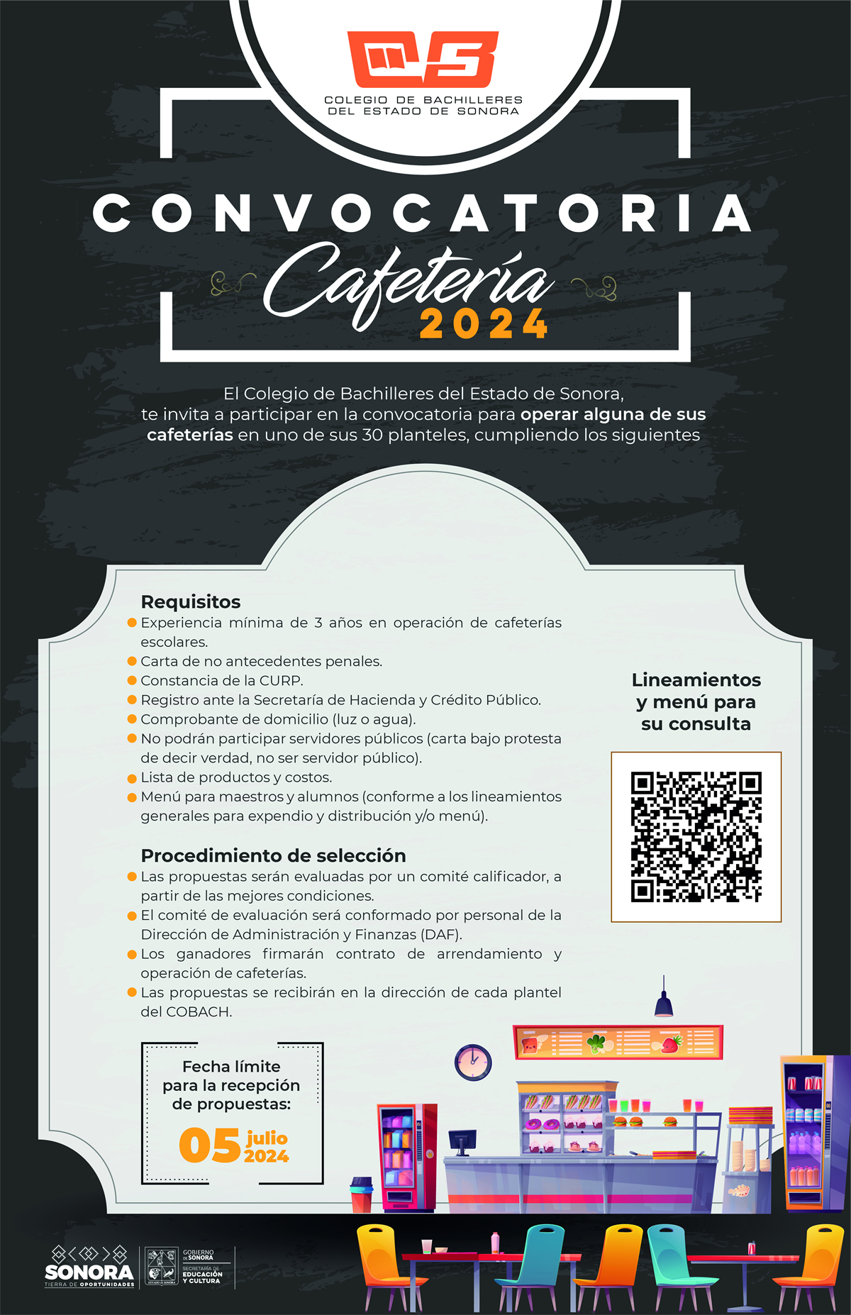 conv cafeterias 2024